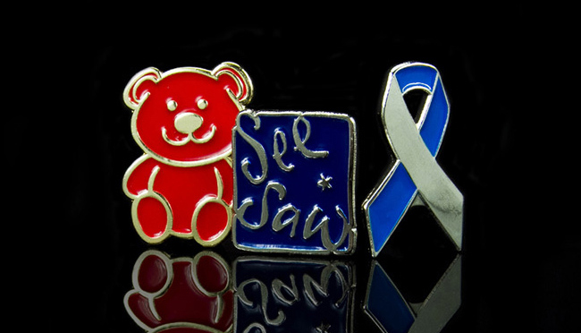bespoke fundraising charity pin badges